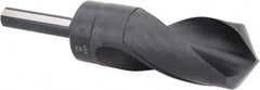 Hertel - 1-7/16" Drill, 118° Point, High Speed Steel Silver Deming & Reduced Shank Drill Bit - Americas Industrial Supply