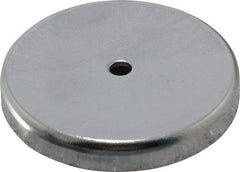 Mag-Mate - 2.03" Diam, 5/16" Cup Height, 5/16" Overall Height, 74 Lb Average Pull Force, 74 Lb Max Pull Force, Neodymium Rare Earth Cup Magnet - Through Hole Style, 3/16" Cup ID, 7/16" Magnet ID, Galvanized - Americas Industrial Supply