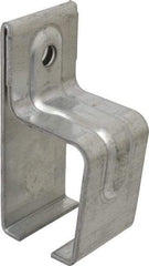 National Mfg. - 300 Lb Capacity, Galvanized, Single Box Rail Bracket - 2" Long, 4-1/2" High, 2-1/4" Wide - Americas Industrial Supply