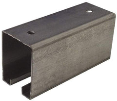 National Mfg. - 8 Ft Long, 450 Lb Capacity, Straight Boxrail - Galvanized, Series 5116 - Americas Industrial Supply