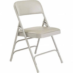 National Public Seating - Folding Chairs Pad Type: Folding Chair w/Vinyl Padded Seat Material: Vinyl; Steel - Americas Industrial Supply