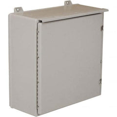 Wiegmann - NEMA 3R Fiberglass Standard Enclosure with Continuous Hinge Cover - Americas Industrial Supply