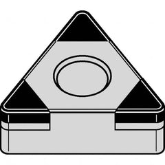 Kennametal - TNGA333 MT Grade KBH20 PCBN Turning Insert - Nano-Composite Finish, 60° Triangle, 3/8" Inscr Circle, 3/16" Thick, 3/64" Corner Radius - Americas Industrial Supply