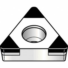 Kennametal - TCGW21.52 MT Grade KBH20 PCBN Turning Insert - Nano-Composite Finish, 60° Triangle, 1/4" Inscr Circle, 3/32" Thick, 1/32" Corner Radius - Americas Industrial Supply