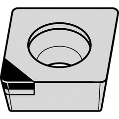 Kennametal - CPGW32.51 F Grade KD1425 Polycrystalline Diamond (PCD) Turning Insert - 80° Diamond, 3/8" Inscr Circle, 5/32" Thick, 1/64" Corner Radius - Americas Industrial Supply