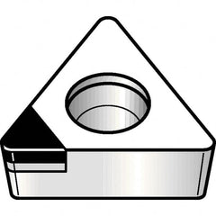 Kennametal - TPGW32.52 F Grade KD1400 Polycrystalline Diamond (PCD) Turning Insert - 60° Triangle, 3/8" Inscr Circle, 5/32" Thick, 1/32" Corner Radius - Americas Industrial Supply