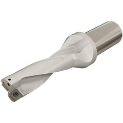 Iscar - 96mm Max Drill Depth, 3xD, 32mm Diam, Indexable Insert Drill - 2 Inserts, 32mm Shank Diam, Whistle Notch Shank - Americas Industrial Supply