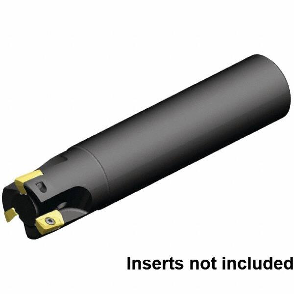 Kennametal - 1" Cut Diam, 1" Shank Diam, 7.989" OAL, Indexable Square Shoulder End Mill - Cylindrical Shank, 0° Lead Angle - Americas Industrial Supply