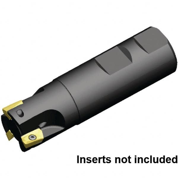 Kennametal - 16mm Cut Diam, 16mm Shank Diam, 74mm OAL, Indexable Square Shoulder End Mill - Weldon Shank, 0° Lead Angle - Americas Industrial Supply