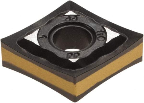 Iscar - CNMG431 PP Grade IC8250 Carbide Turning Insert - TiCN/Al2O3/TiN Finish, 80° Diamond, 1/2" Inscr Circle, 3/16" Thick, 1/64" Corner Radius - Americas Industrial Supply