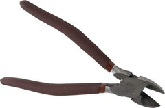 Paramount - 7-1/2" OAL, Diagonal Cutter - 1" Jaw Length x 31/32" Jaw Width, Oval Head, Double Injection Molded Handle - Americas Industrial Supply