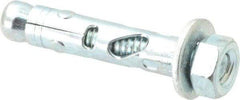 Powers Fasteners - 5/16" Diam, 5/16" Drill, 1-1/2" OAL, 1/2" Min Embedment Sleeve Concrete Anchor - 1018 Steel, Hex Nut Head, Hex Drive - Americas Industrial Supply