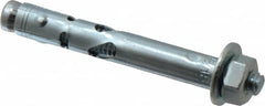 Powers Fasteners - 5/16" Diam, 5/16" Drill, 2-1/2" OAL, 1/2" Min Embedment Sleeve Concrete Anchor - 1018 Steel, Hex Nut Head, Hex Drive - Americas Industrial Supply