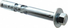 Powers Fasteners - 5/8" Diam, 5/8" Drill, 4-1/4" OAL, Sleeve Concrete Anchor - 1018 Steel, Hex Nut Head, Hex Drive - Americas Industrial Supply