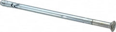 Powers Fasteners - 1/4" Diam, 1/4" Drill, 5-1/4" OAL, Sleeve Concrete Anchor - 1018 Steel, Flat Head, Combination Slotted/Phillips Drive - Americas Industrial Supply