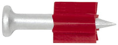Powers Fasteners - 0.145" Shank Diam, Grade 1062 Steel Powder Actuated Drive Pin - 0.3" Head Diam, 2-3/4" Shank Length - Americas Industrial Supply