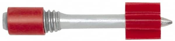 Powers Fasteners - 1/4-20 Thread, 0.145" Shank Diam, Grade 1062 Steel Powder Actuated Threaded Stud - 1" Shank Length, 3/4" Thread Length - Americas Industrial Supply
