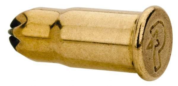 Powers Fasteners - Green, 0.22 Caliber, Power Load Powder Actuated Load - 2" Wide x 1-1/4" Deep x 2" High, For Use with HILTI DXE37; HILTI DXE72; P2200; P7200; RAMSET 721; RAMSET M70 - Americas Industrial Supply
