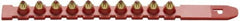 Powers Fasteners - 10 Load, Brown, 0.27 Caliber, Power Load Strip Powder Actuated Load - 7" Wide x 2" Deep x 1-1/2" High, For Use with HILTI DX350; HILTI DX36M; HILTI DX451; HILTI DX460; P3500; P3600; PA351; PA3500; RAMSET SA270; VIPER - Americas Industrial Supply