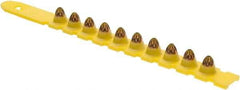 Powers Fasteners - 10 Load, Yellow, 0.27 Caliber, Power Load Strip Powder Actuated Load - 7" Wide x 2" Deep x 1-1/2" High, For Use with HILTI DX350; HILTI DX36M; HILTI DX451; HILTI DX460; P3500; P3600; PA351; PA3500; RAMSET SA270; VIPER - Americas Industrial Supply