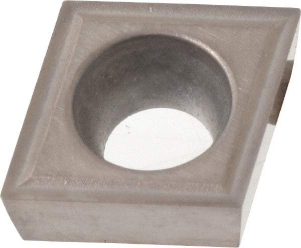 Kyocera - CCGT32.50.5 Grade TN60 Cermet Turning Insert - TiCN/NbC Finish, 80° Diamond, 3/8" Inscr Circle, 5/32" Thick, 0.0079" Corner Radius - Americas Industrial Supply