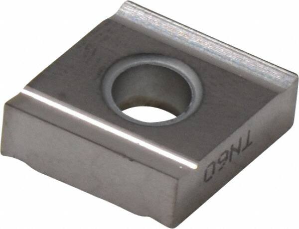 Kyocera - CNGG430.2 FR Grade TN60 Cermet Turning Insert - TiCN/NbC Finish, 80° Diamond, 1/2" Inscr Circle, 3/16" Thick, 0.004" Corner Radius - Americas Industrial Supply