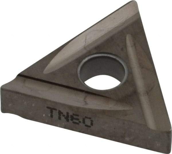 Kyocera - TNGG321 C Grade TN60 Cermet Turning Insert - TiCN/NbC Finish, 60° Triangle, 3/8" Inscr Circle, 1/8" Thick, 1/64" Corner Radius - Americas Industrial Supply