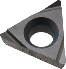 Kyocera - TPGH221 Grade TN60 Cermet Turning Insert - TiCN/NbC Finish, 60° Triangle, 1/4" Inscr Circle, 1/8" Thick, 1/64" Corner Radius - Americas Industrial Supply