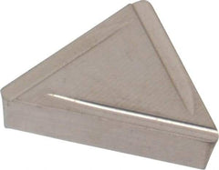 Kyocera - TPGR322 B Grade TN60 Cermet Turning Insert - TiCN/NbC Finish, 60° Triangle, 3/8" Inscr Circle, 1/8" Thick, 1/32" Corner Radius - Americas Industrial Supply