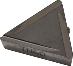 Kyocera - TPGR322 B Grade TN60 Cermet Turning Insert - TiCN/NbC Finish, 60° Triangle, 3/8" Inscr Circle, 1/8" Thick, 1/32" Corner Radius - Americas Industrial Supply