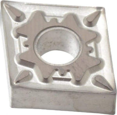 Kyocera - CNMG431 HQ Grade TN60 Cermet Turning Insert - TiCN/NbC Finish, 80° Diamond, 1/2" Inscr Circle, 3/16" Thick, 1/64" Corner Radius - Americas Industrial Supply