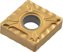 Kyocera - CNMG432 XP Grade PV90 Cermet Turning Insert - TiN Finish, 80° Diamond, 1/2" Inscr Circle, 3/16" Thick, 1/32" Corner Radius - Americas Industrial Supply