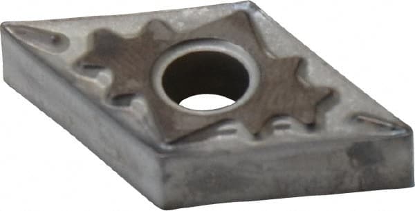 Kyocera - DNMG431 HQ Grade TN60 Cermet Turning Insert - TiCN/NbC Finish, 55° Diamond, 1/2" Inscr Circle, 3/16" Thick, 1/64" Corner Radius - Americas Industrial Supply