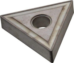 Kyocera - TNMG431 Grade TN60 Cermet Turning Insert - TiCN/NbC Finish, 60° Triangle, 1/2" Inscr Circle, 3/16" Thick, 1/64" Corner Radius - Americas Industrial Supply