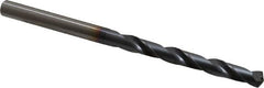 OSG - #1 130° Powdered Metal Jobber Drill - V Finish, Right Hand Cut, Spiral Flute, Straight Shank, 101mm OAL, Standard Point - Americas Industrial Supply
