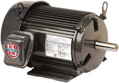 US Motors - 1 Max hp, 3,450 Max RPM, Three Polyphase Electric AC DC Motor - 208-230/460 V Input, Single Phase, 56 Frame, 5/8" Shaft Diam, Rigid Base Mount, ODP Enclosure - Americas Industrial Supply
