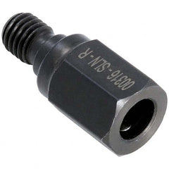 Techniks - Drill Adapters Shank Type: Threaded Shank Type: Straight Shank w/ Flat Adapter - Americas Industrial Supply