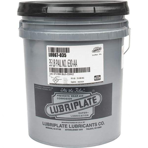 Lubriplate - 35 Lb Pail Lithium High Temperature Grease - Off White, High/Low Temperature, 270°F Max Temp, NLGIG 1, - Americas Industrial Supply