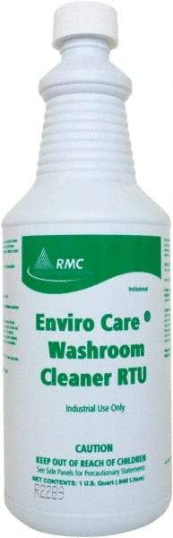 Rochester Midland Corporation - 1 qt Bottle Liquid Bathroom Cleaner - Mild Scent, Bathroom Surfaces - Americas Industrial Supply