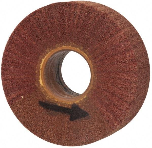 Brite Star - 6" Diam 220 Grit Aluminum Oxide Unmounted Flap Wheel - 2" Hole, 2" Wide, Density 7, Coated, Grade Very Fine, 3,400 Max RPM - Americas Industrial Supply