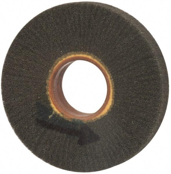 Brite Star - 6" Diam 220 Grit Silicon Carbide Unmounted Flap Wheel - 2" Hole, 1" Wide, Density 7, Coated, Grade Very Fine, 3,400 Max RPM - Americas Industrial Supply