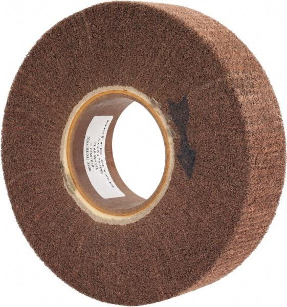 Brite Star - 8" Diam 180 Grit Aluminum Oxide Unmounted Flap Wheel - 3" Hole, 2" Wide, Density 7, Coated, Grade Fine, 3,200 Max RPM - Americas Industrial Supply