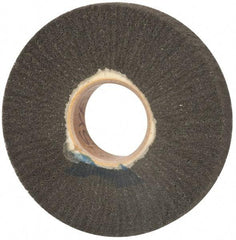 Brite Star - 6" Diam 220 Grit Silicon Carbide Unmounted Flap Wheel - 2" Hole, 1" Wide, Density 7, Coated, Grade Very Fine, 3,400 Max RPM - Americas Industrial Supply