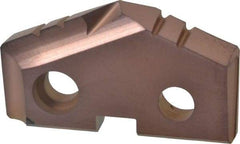 Allied Machine and Engineering - 1-3/32" Diam x 3/16" Thick, Seat Code 2, 132° Included Angle Spade Drill Insert - AM200 Coated, Cobalt, Grade Super Cobalt, Series GEN2 T-A - Americas Industrial Supply
