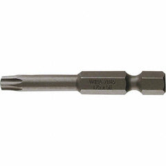 Wiha - T30 Power Bit - 1/4" Drive, 2" OAL - Americas Industrial Supply