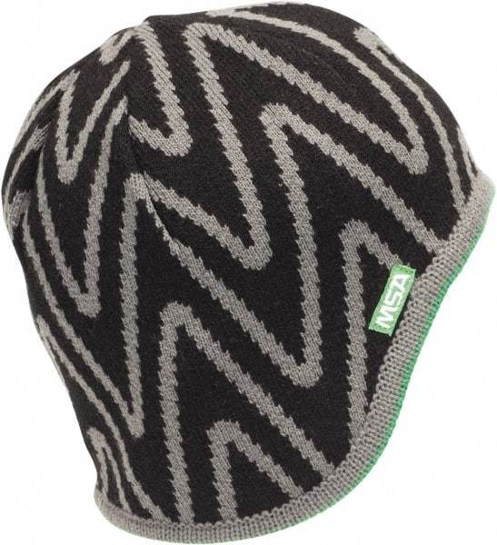 MSA - Universal Size, Black/Gray/Green, Underneath Hard Hat Winter Liner - Regular Length Length, 1 Layer - Americas Industrial Supply