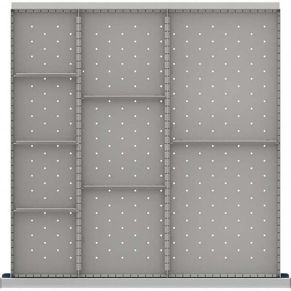 LISTA - 9-Compartment Drawer Divider Layout for 3.15" High Drawers - Americas Industrial Supply