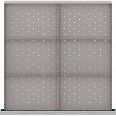 LISTA - 6-Compartment Drawer Divider Layout for 3.15" High Drawers - Americas Industrial Supply