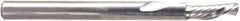 Amana Tool - 1/8" Cutting Diam x 5/16" Length of Cut, 1 Flute, Downcut Spiral Router Bit - Right Hand Cut, Solid Carbide, 1-1/2" OAL x 1/8" Shank Diam - Americas Industrial Supply