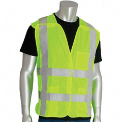 PIP - High Visibility Vests Vest Style: Breakaway Vest Type: Flame Resistant/Retardant; Hi Visibility - Americas Industrial Supply